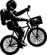 Astronaute à vélo